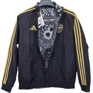 Arsenal Rompevientos 2023 2024 Negro - Arsenal Barata | camisetafutbolshop