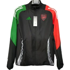 Arsenal Rompevientos 2024 2025 Negro - Arsenal Barata | camisetafutbolshop