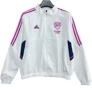 Arsenal Rompevientos 2025 2026 Blanco - Arsenal Barata | camisetafutbolshop