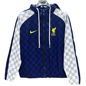 Liverpool Rompevientos 2025 2026 Azul - Liverpool Barata | camisetafutbolshop