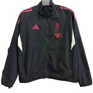 Liverpool Rompevientos 2025 2026 Negro - Liverpool Barata | camisetafutbolshop