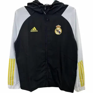 Real Madrid Rompevientos 2025 2026 Negro - Real Madrid Barata | camisetafutbolshop
