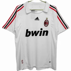 AC Milan Camiseta 2007 2008 Segunda Blanca - Camiseta Ac Milan | camisetafutbolshop
