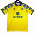 Parma Camiseta Segunda Amarilla - Camiseta Real Madrid Parmalat | camisetafutbolshop