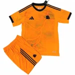AS Roma Conjunto 2025 2026 Segunda Naranja - AS Roma Barata | camisetafutbolshop