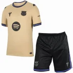 FC Barcelona Conjunto 2025 2026 Segunda Amarillo - FC Barcelona Barata | camisetafutbolshop