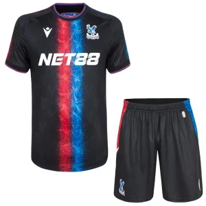 Crystal Palace Conjunto 2024 2025 Segunda Negro - Crystal Palace Barata | camisetafutbolshop