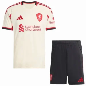 Liverpool Conjunto 2025 2026 Segunda Amarillo - Liverpool Barata | camisetafutbolshop