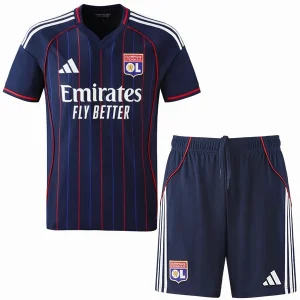 Lyon Conjunto 2025 2026 Segunda Azul - Lyon Barata | camisetafutbolshop