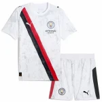 Manchester City Conjunto 2025 2026 Segunda Blanco - Manchester City Barata | camisetafutbolshop