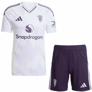 Manchester United Conjunto 2025 2026 Segunda Blanco - Manchester United Barata | camisetafutbolshop