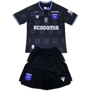 Niños Conjunto 2024 2025 Segunda Negro - Niños Barata | camisetafutbolshop