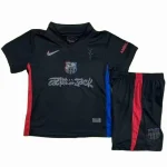 Conjunto 2024 2025 Segunda Negro | camisetafutbolshop