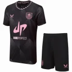 Conjunto 2024 2025 Segunda Negro | camisetafutbolshop