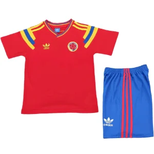 Conjunto Segunda Rojo - Colombia Niños Barata | camisetafutbolshop