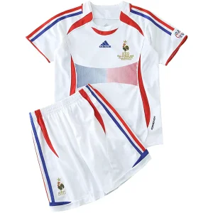 Conjunto 2006 Segunda Blanco - Equipacion Francia Niños | camisetafutbolshop