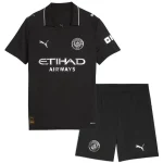 Conjunto 2025 2026 Segunda Negro | camisetafutbolshop