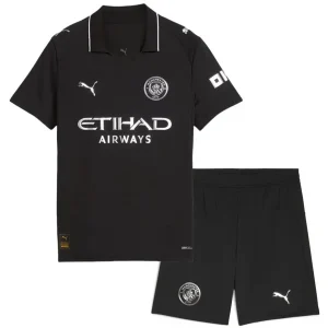 Conjunto 2025 2026 Segunda Negro | camisetafutbolshop