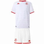 Conjunto 2026 Segunda Blanco - Túnez Niños Barata | camisetafutbolshop