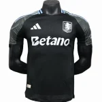 Aston Villa Camiseta Edición Jugadores 2025 2026 Segunda Negra - Camiseta Aston Villa | camisetafutbolshop