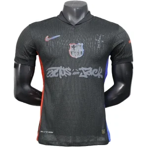 FC Barcelona Camiseta Edición Jugadores 2024 2025 Segunda Negra - Camiseta Barcelona | camisetafutbolshop