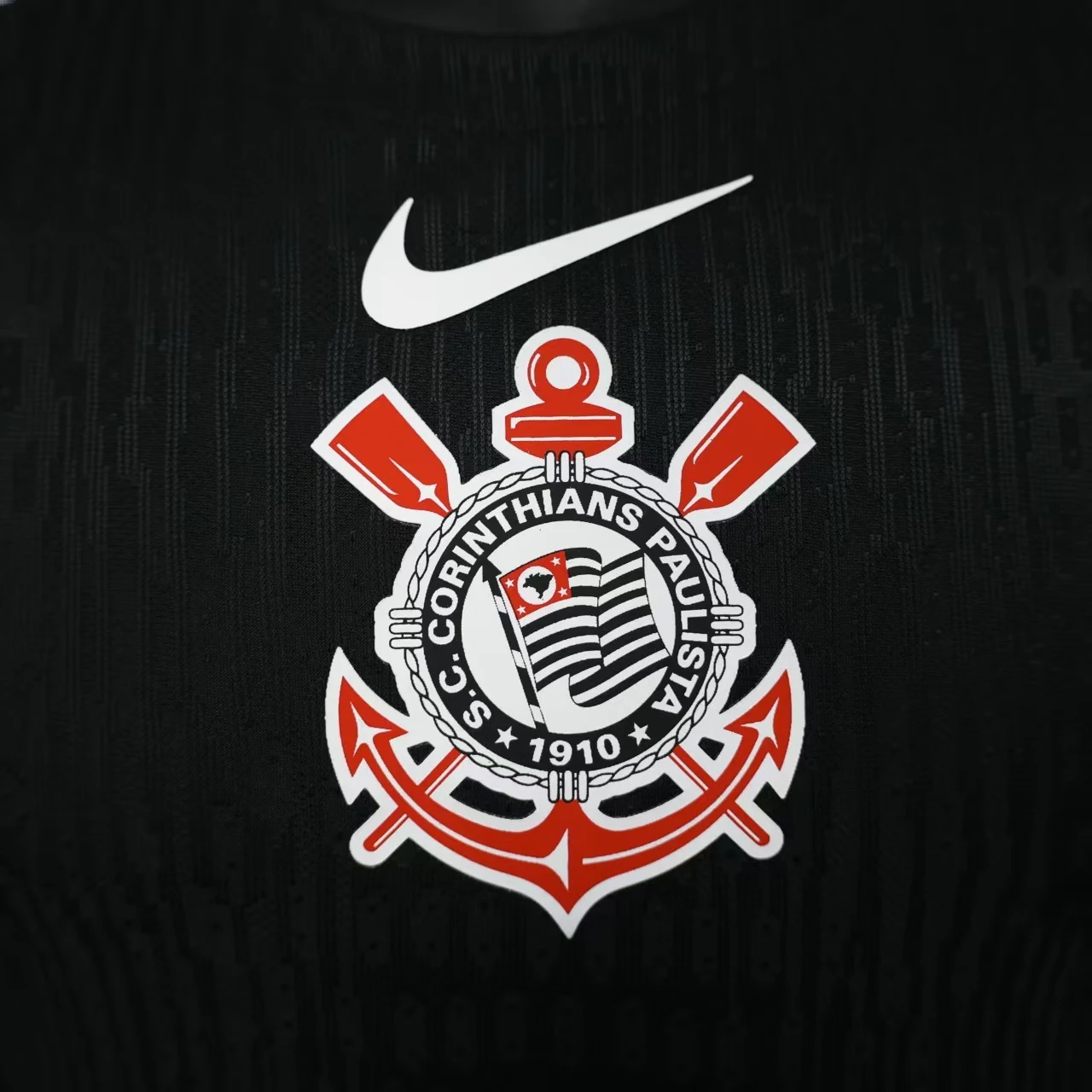 Corinthians Paulista Camiseta Edición Jugadores 2025 2026 Segunda Negra | camisetafutbolshop