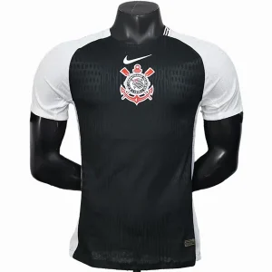 Corinthians Paulista Camiseta Edición Jugadores 2025 2026 Segunda Negra | camisetafutbolshop