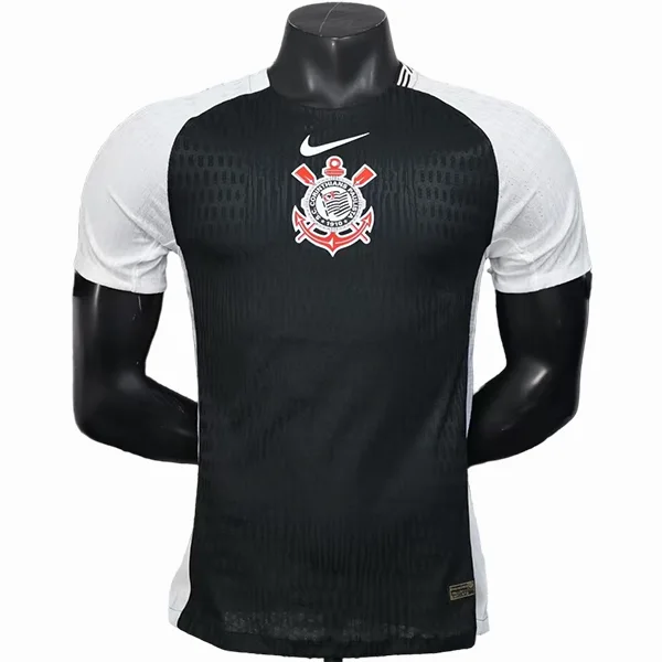 Corinthians Paulista Camiseta Edición Jugadores 2025 2026 Segunda Negra | camisetafutbolshop