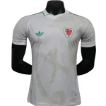 Gales Camiseta Edición Jugadores 2026 Segunda Blanca - Camiseta Gales Rugby | camisetafutbolshop