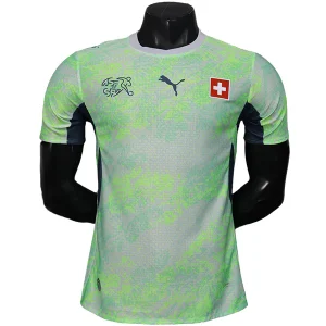 Suiza Camiseta Edición Jugadores 2026 Segunda Verde - Camiseta Suiza Mundial 2026 | camisetafutbolshop