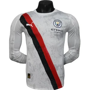 Manchester City Camiseta Edición Jugadores 2025 2026 Segunda Blanca - Camiseta Manchester City | camisetafutbolshop
