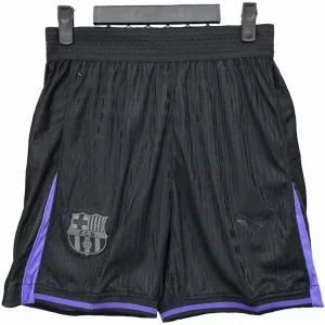 FC Barcelona Pantalones Edición Jugadores 2025 2026 Segunda Negro - FC Barcelona Barata | camisetafutbolshop