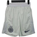 Inter Milán Pantalones Edición Jugadores 2025 2026 Segunda Blanco - Inter Milán Barata | camisetafutbolshop