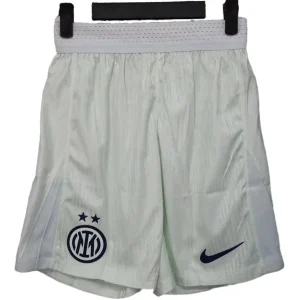 Inter Milán Pantalones Edición Jugadores 2025 2026 Segunda Blanco - Inter Milán Barata | camisetafutbolshop
