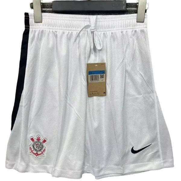 Corinthians Paulista Pantalones 2025 2026 Segunda Blanco - Corinthians Paulista 2026 | camisetafutbolshop