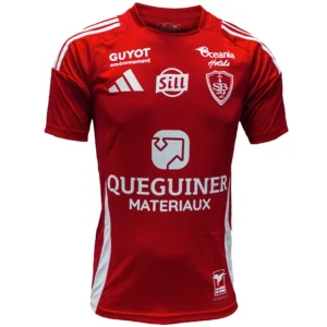 Stade Brestois Camiseta 2024 2025 Casa Roja - Camiseta Stade Brestois | camisetafutbolshop