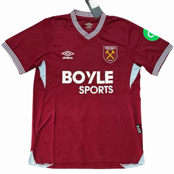West Ham United Camiseta 2025 2026 Casa Roja - Camiseta West Ham United | camisetafutbolshop