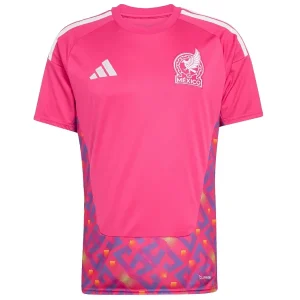México Camiseta 2026 Portero Rosa - Camiseta Selección México | camisetafutbolshop