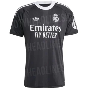 Real Madrid Camiseta 2025 2026 Portero Negra - Camiseta Real Madrid | camisetafutbolshop