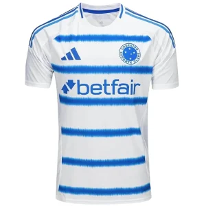 Cruzeiro EC Camiseta 2025 2026 Segunda Blanca - Camiseta Do Cruzeiro Com Braziline Masculina | camisetafutbolshop