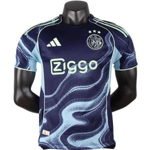 Ajax Camiseta Edición Jugadores 2025 2026 Segunda Azul - Camiseta Ajax | camisetafutbolshop
