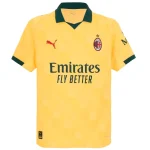 AC Milan Camiseta 2025 2026 Tercera Amarilla - Camiseta Serie A AC Milan | camisetafutbolshop