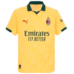 AC Milan Camiseta 2025 2026 Tercera Amarilla - Camiseta Serie A AC Milan | camisetafutbolshop