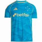 Cruzeiro EC Camiseta 2025 2026 Tercera Azul - Camiseta Do Cruzeiro Com Braziline Masculina | camisetafutbolshop