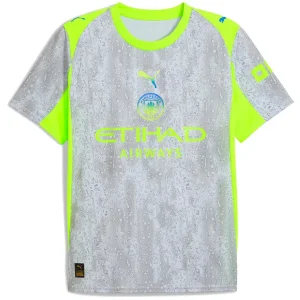 Manchester City Camiseta 2025 2026 Tercera Gris - Camiseta Manchester City | camisetafutbolshop