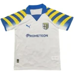 Parma Camiseta 2025 2026 Tercera Blanca - Camiseta Real Madrid Parmalat | camisetafutbolshop