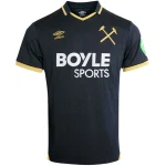 West Ham United Camiseta 2025 2026 Tercera Negra - Camiseta West Ham United | camisetafutbolshop