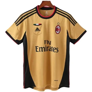 AC Milan Camiseta 2013 2014 Tercera Amarilla - Camiseta Ac Milan | camisetafutbolshop