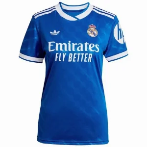 Mujer Camiseta 2025 2026 Tercera Azul - Camiseta Mujer Real Madrid | camisetafutbolshop