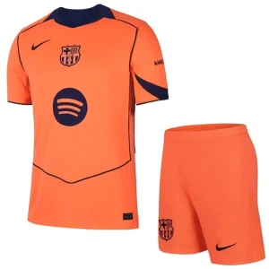 FC Barcelona Conjunto 2025 2026 Tercera Naranja - FC Barcelona Barata | camisetafutbolshop